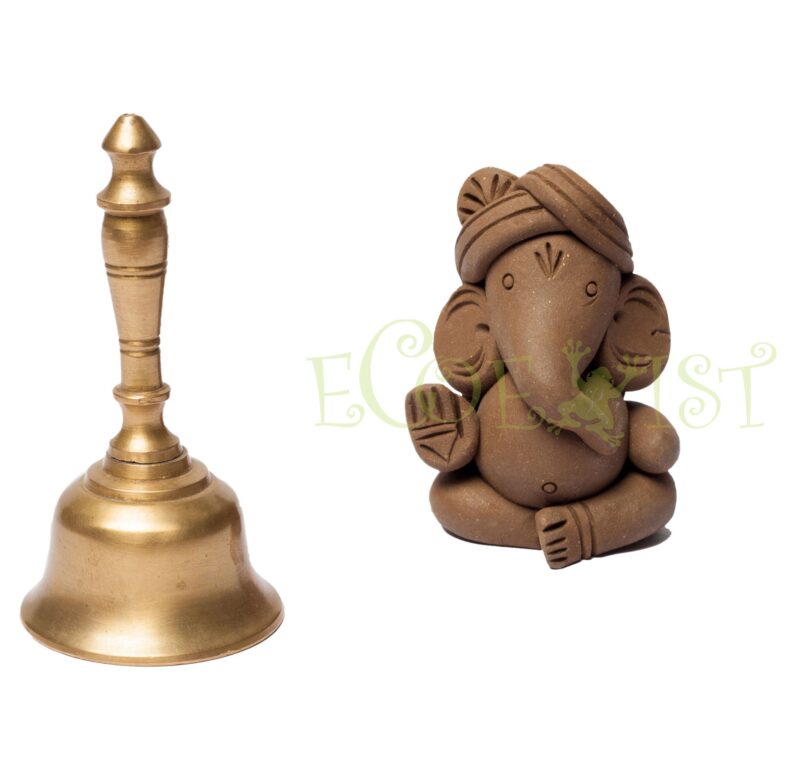 G|MN|S|2.5: Miniature Eco Ganesh Idol - Shishu - 2.5"