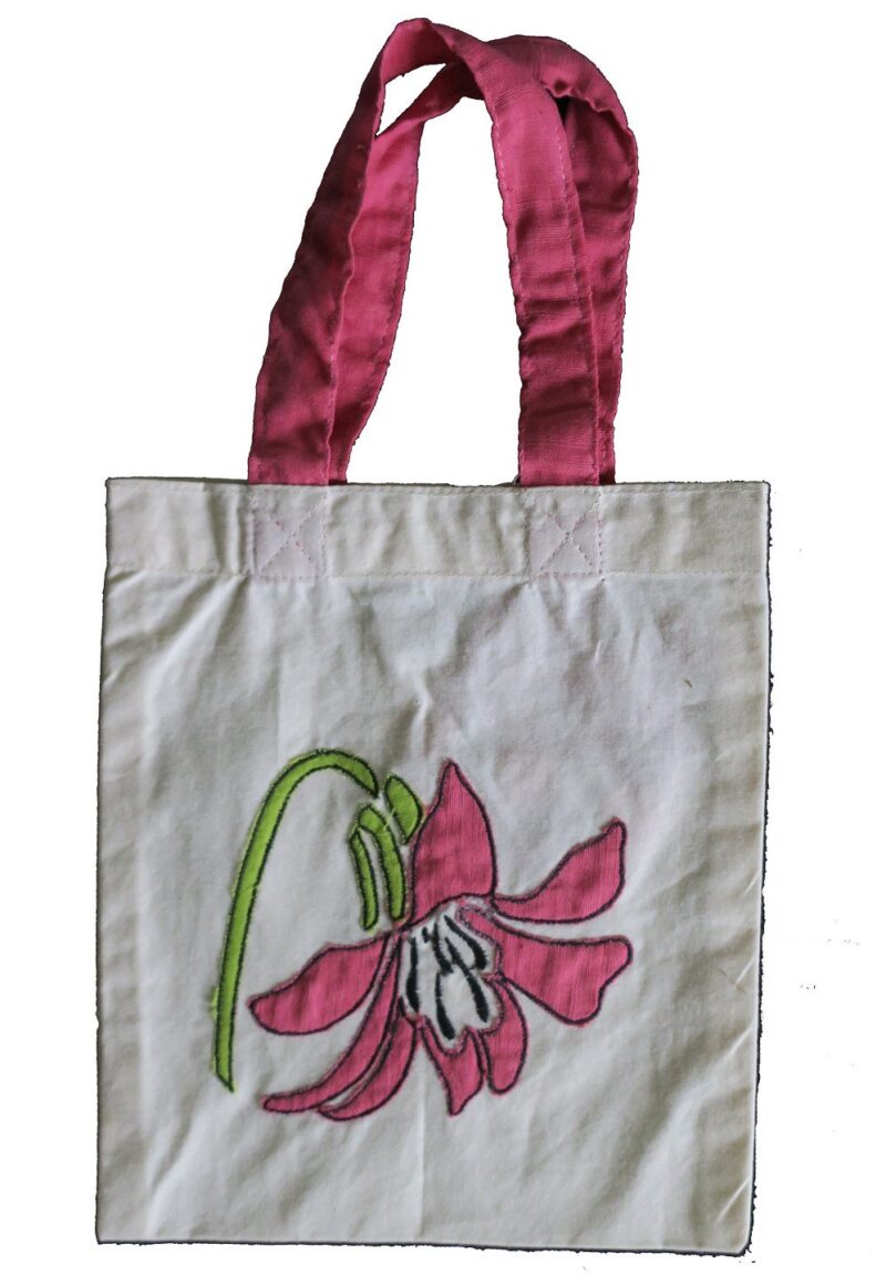 Gift bags: 6" x 7": Applique: Flower