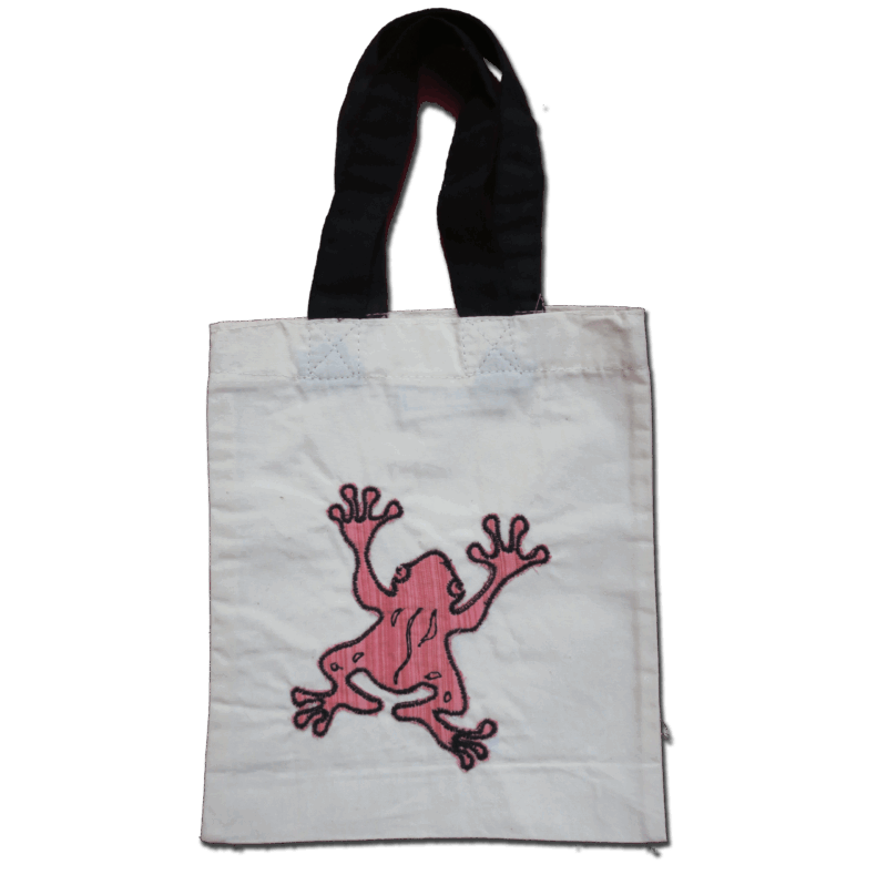 Gift bags: 6" x 7": Applique: Frog