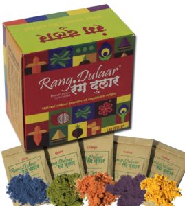 Rang Dulaar Natural Holi colours: 250g Box Assorted