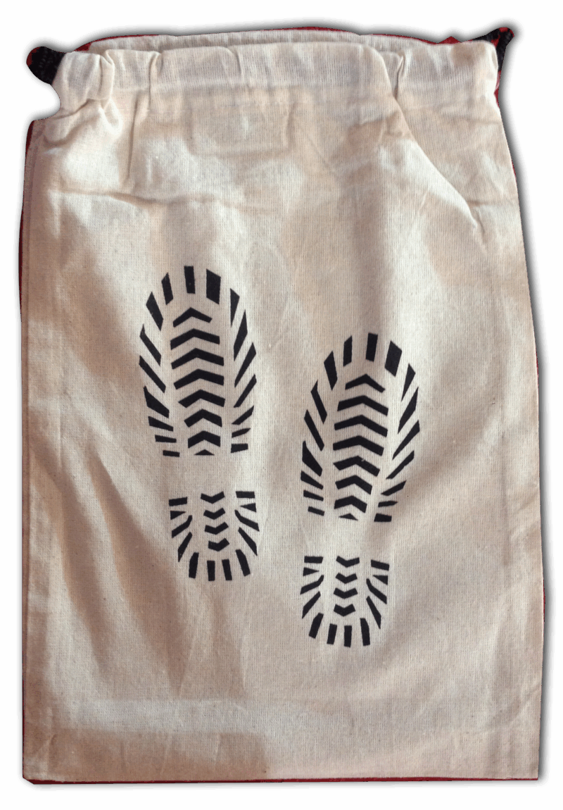 CBDSSB1014 : Shoe Bag: Shoe print: 10" x 14"