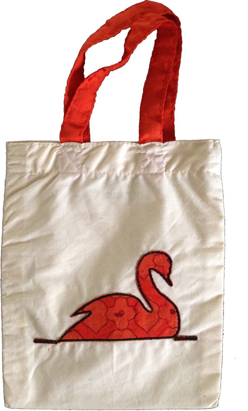 Gift bags: 6" x 7": Applique: Swan