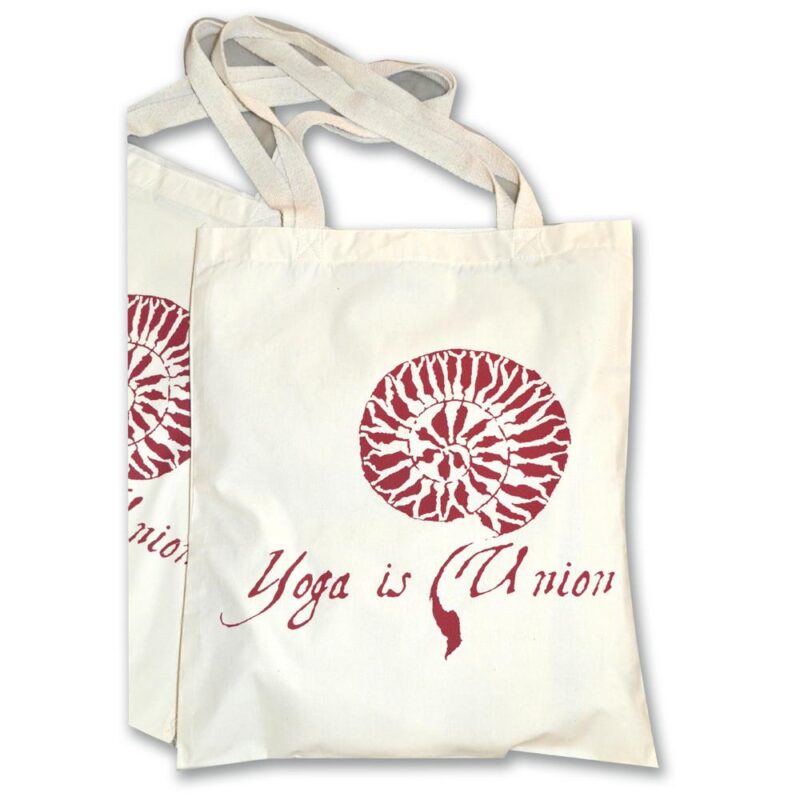 Cotton Bag: 15" x 17": Yoga is Union