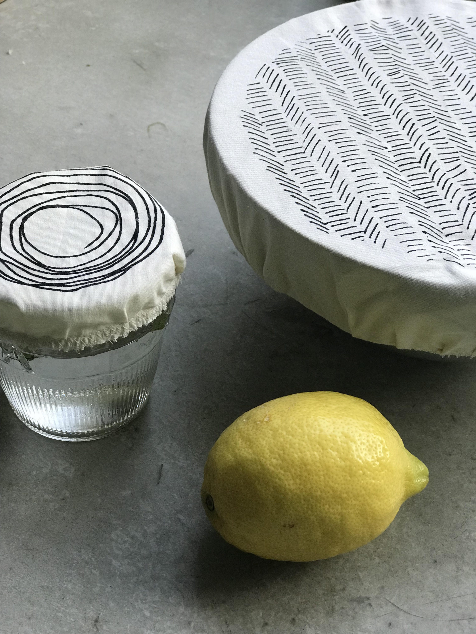 Alternatives to plastic cling film: Reusable cotton bowl covers