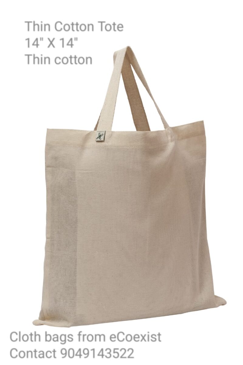 14" Thin Cotton Tote - Image 6