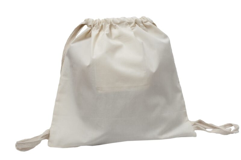Thick Cotton Drawstring Backpack
