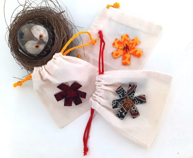 CBDSJP44 : -Jewellery pouches set of 4 - Image 2