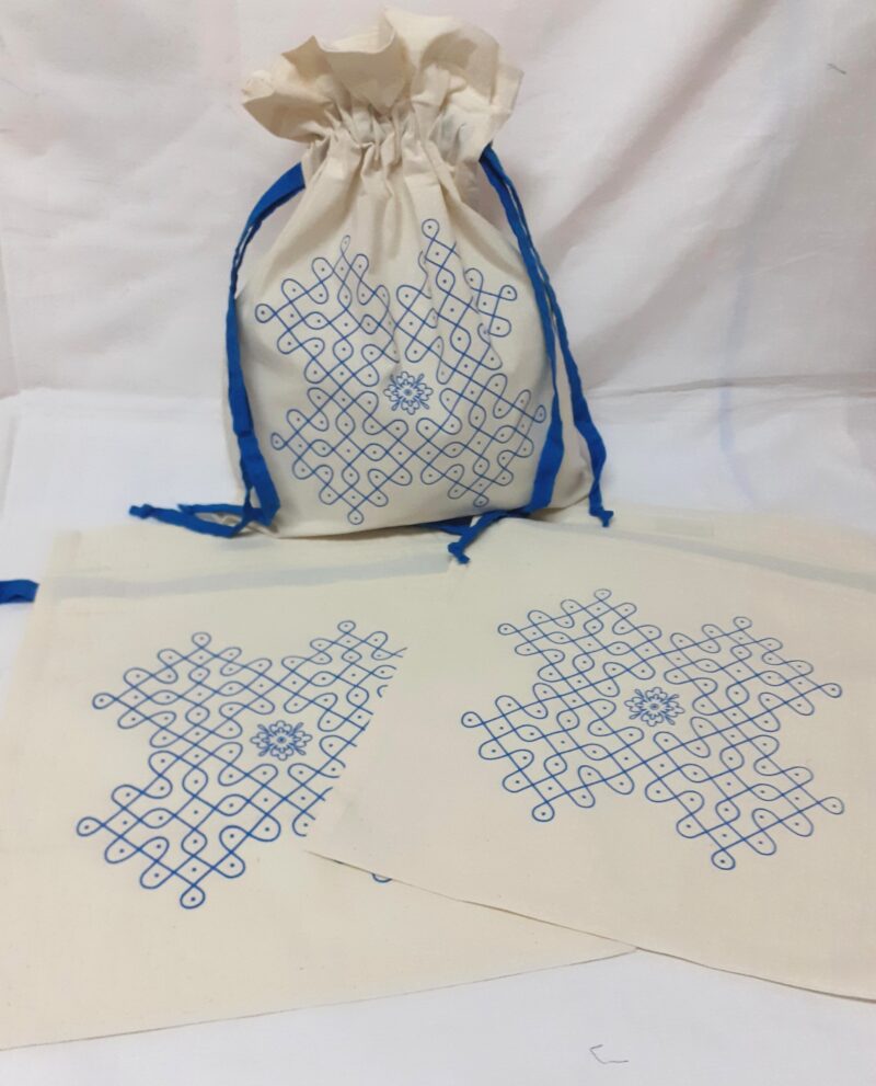 Coloured Drawstring Bag - Image 3