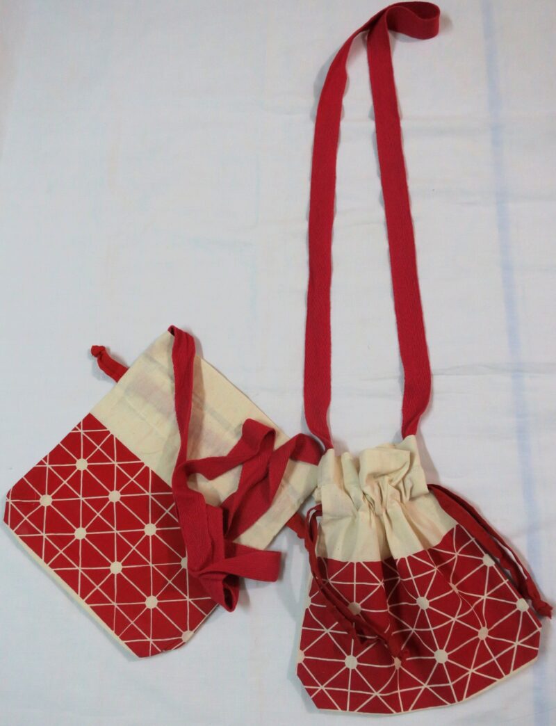 Cotton Jhola : Mobile pouch 9" x 9" x 2"