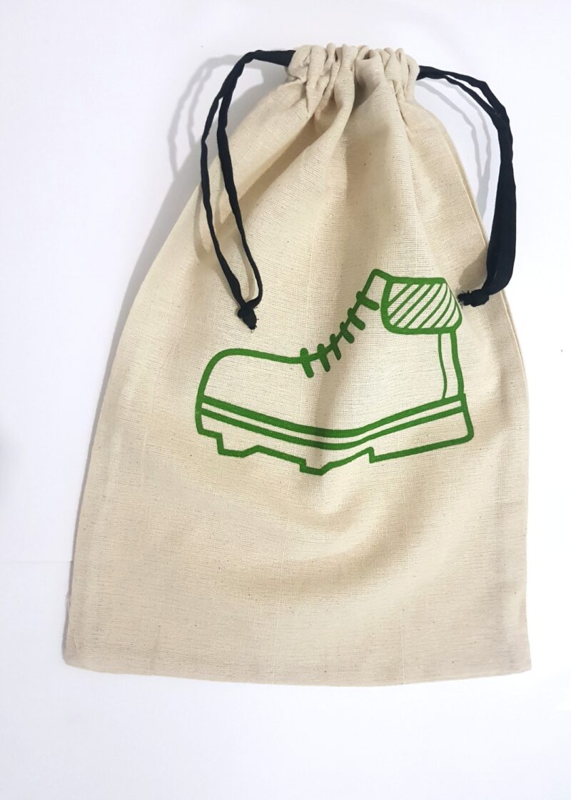 CBDSSB1014 : Shoe Bag: Green shoe: 10" x 14"