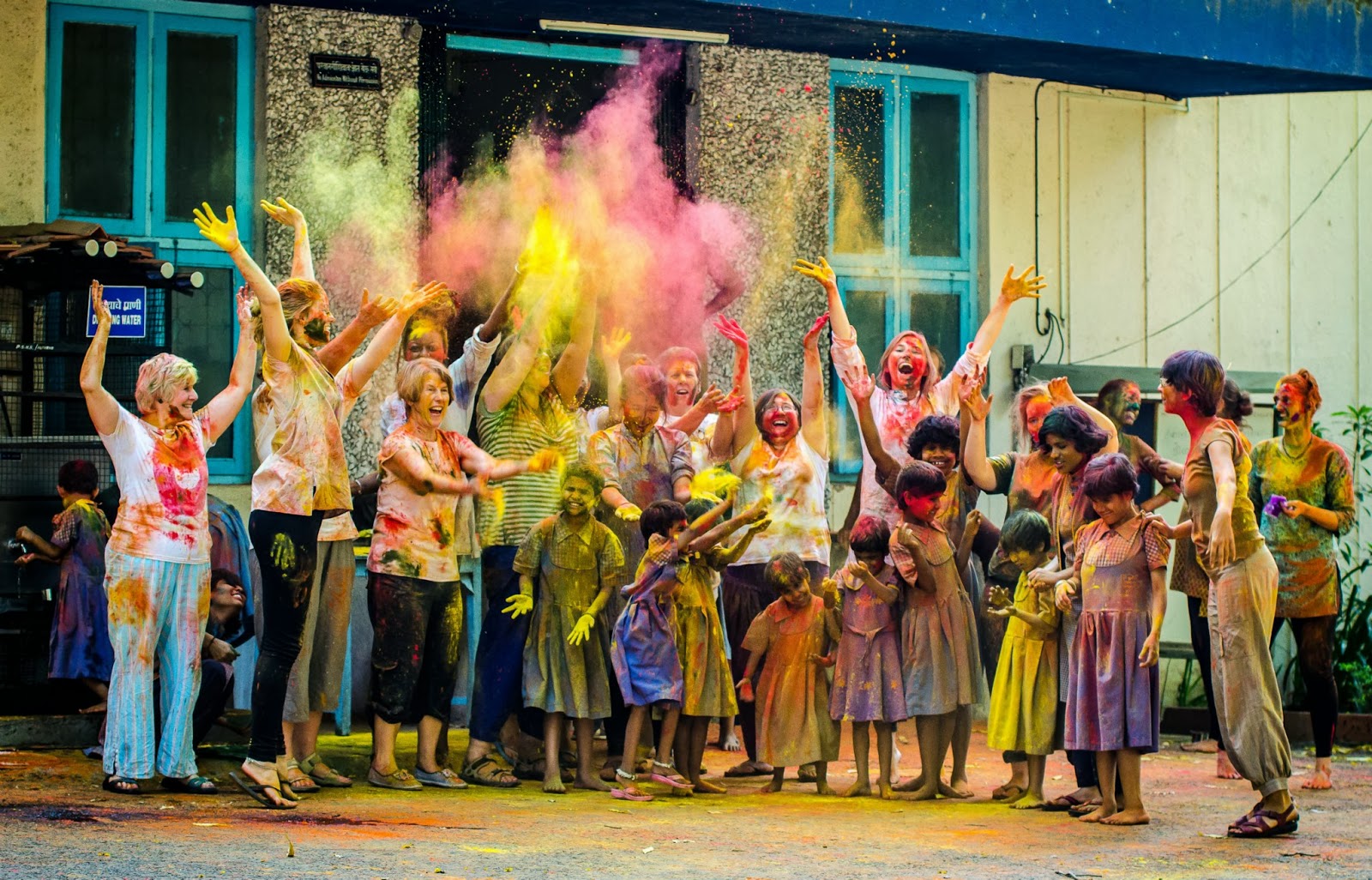 Holi blind girls school