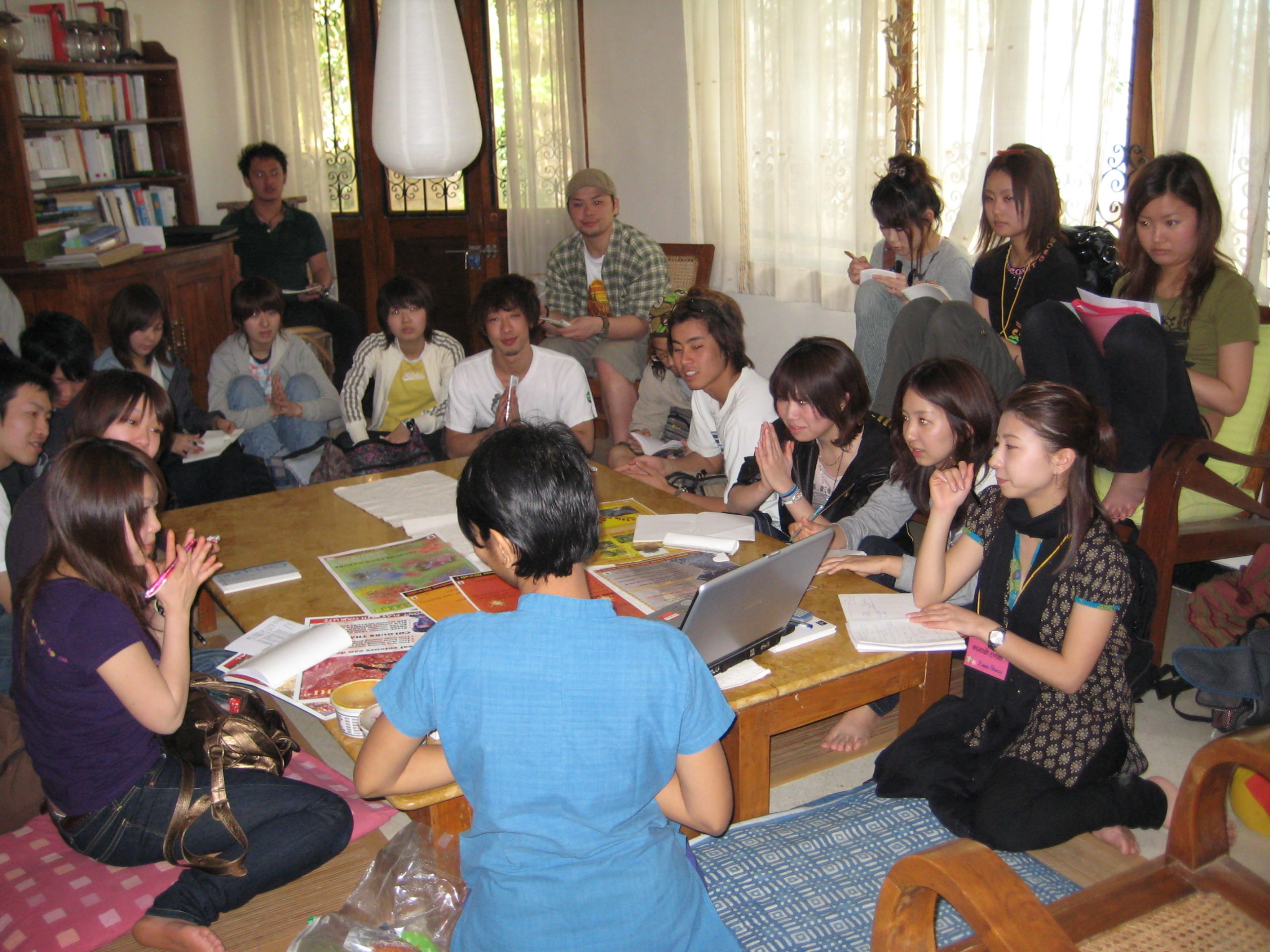 Visiting Japanese group