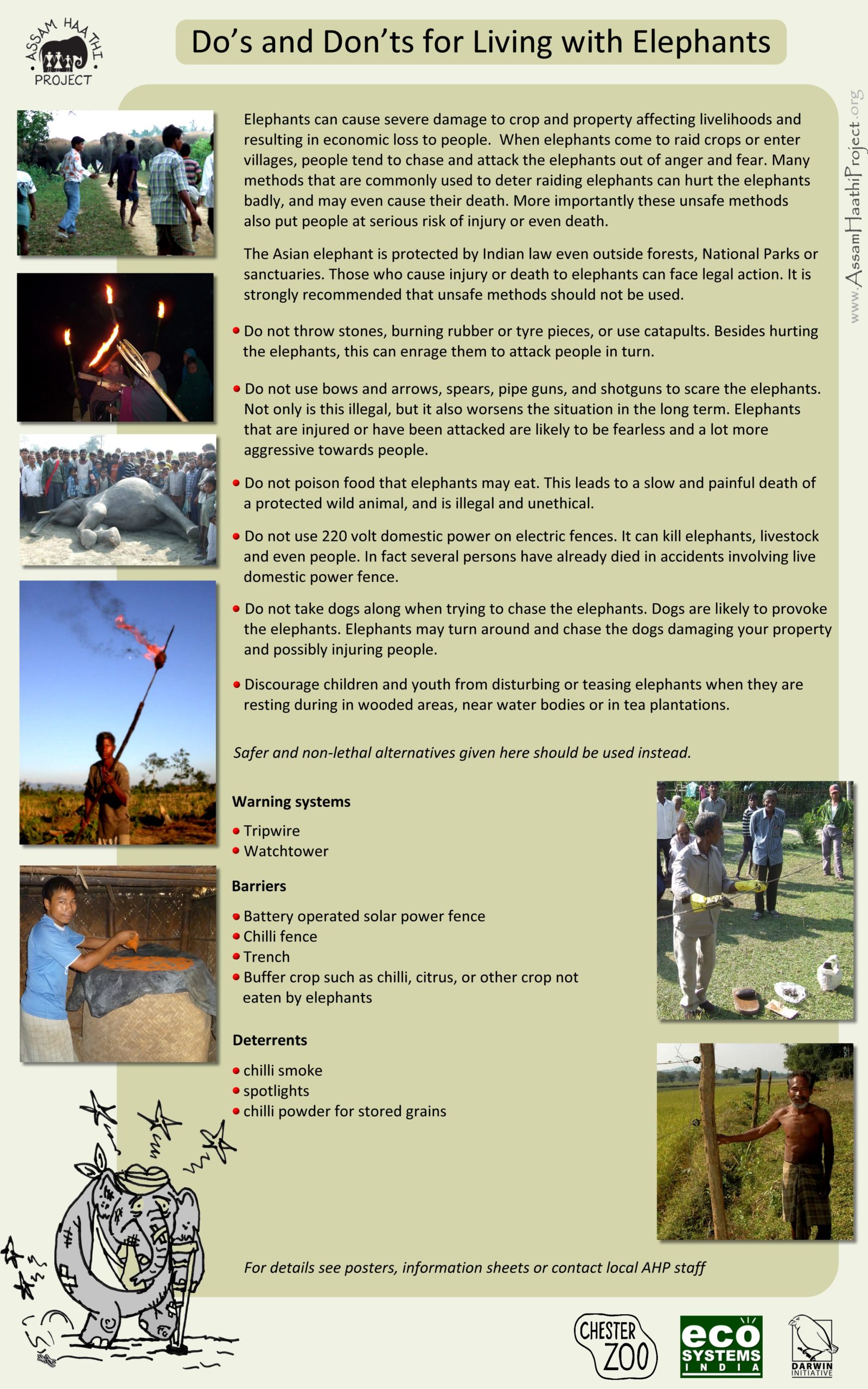 Do’s and Don’ts for Living with Elephants Eng