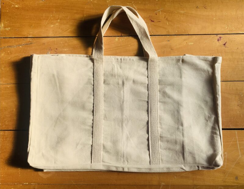 Canvas Grocery Shopping Bag - Image 2