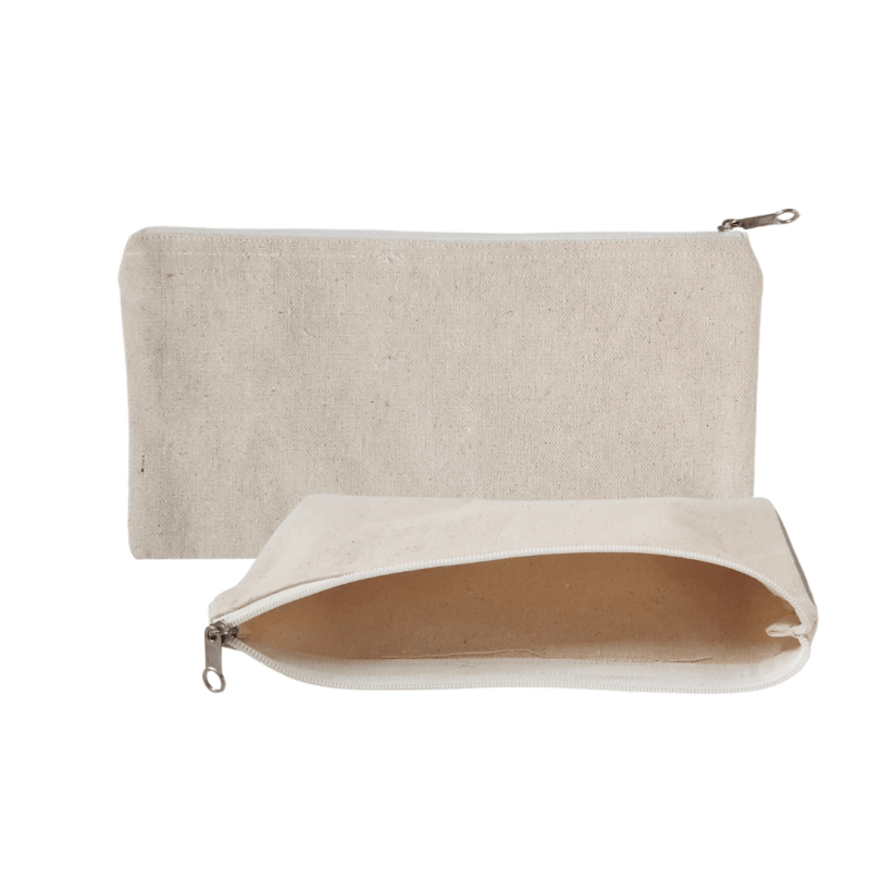 Canvas zip pouch