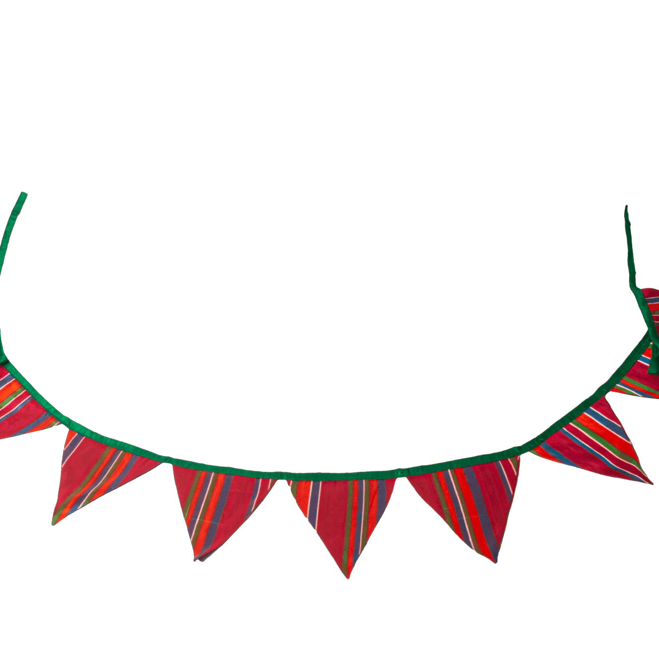 2025: Eco accessories: Triangle Bunting Silk