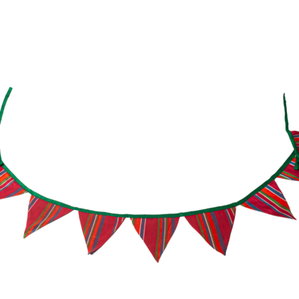 2023: Eco accessories: Triangle Bunting Silk