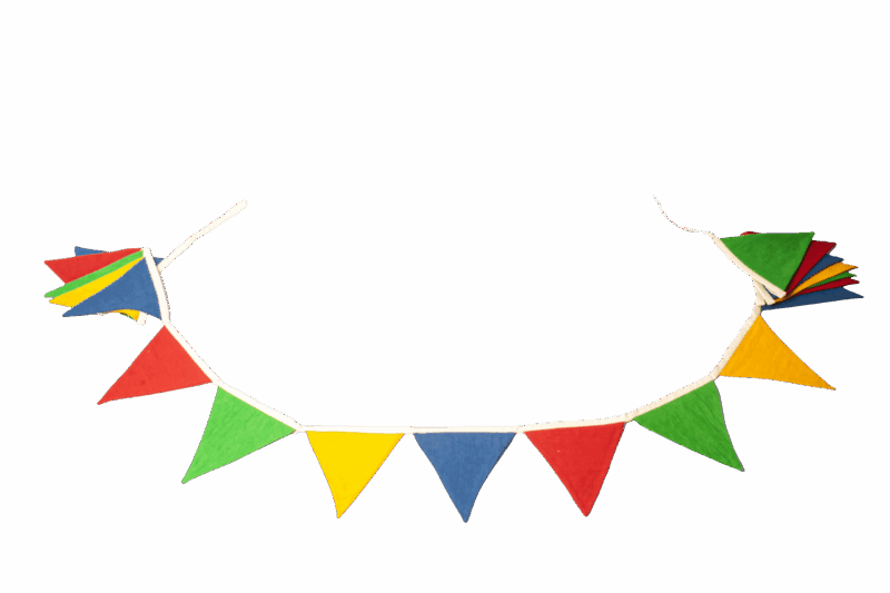 2025: Eco accessories: Triangle Bunting Cotton