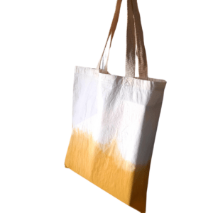 15 x 17 " Large Cotton Tote: Gold Dust
