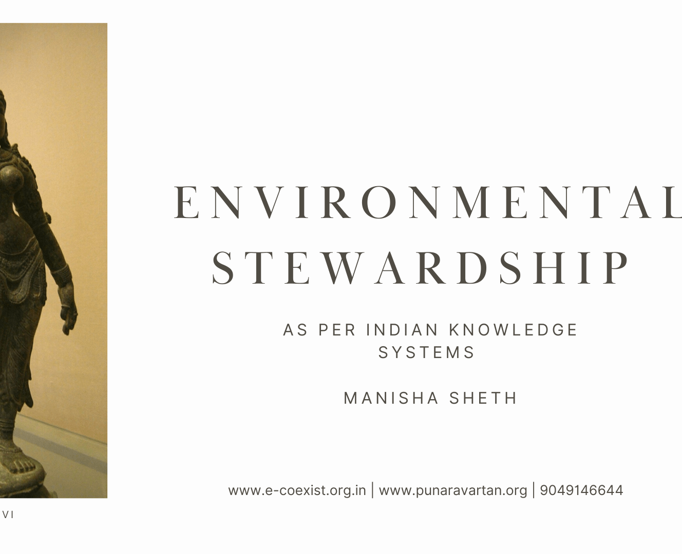 Environmental Stewardship as per Indian Knowledge Systems